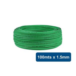 Cable Eva H07z1-k 100mts 1.5mm Verde